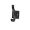 Hickory Hardware Dover Collection Hook 3/4 Inch Center to Center Matte Black Finish H078774MB - alternate 1